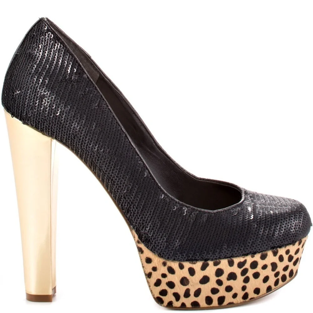NEW GUESS Ureekaly - Black Texture Shoes SZ 7.5